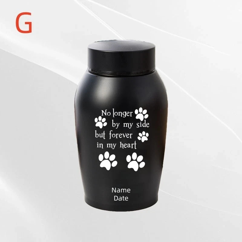 Custom Engraved Pet Urn for Ashes, Personalized Dog & Cat Memorial Cremation Urn