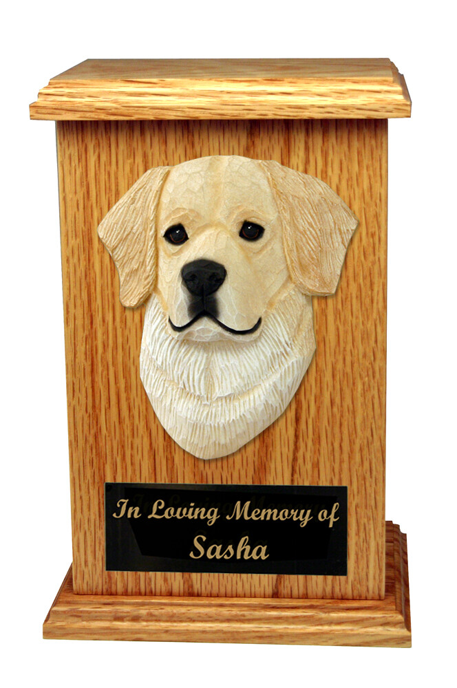 Golden Retriever Memorial Urn