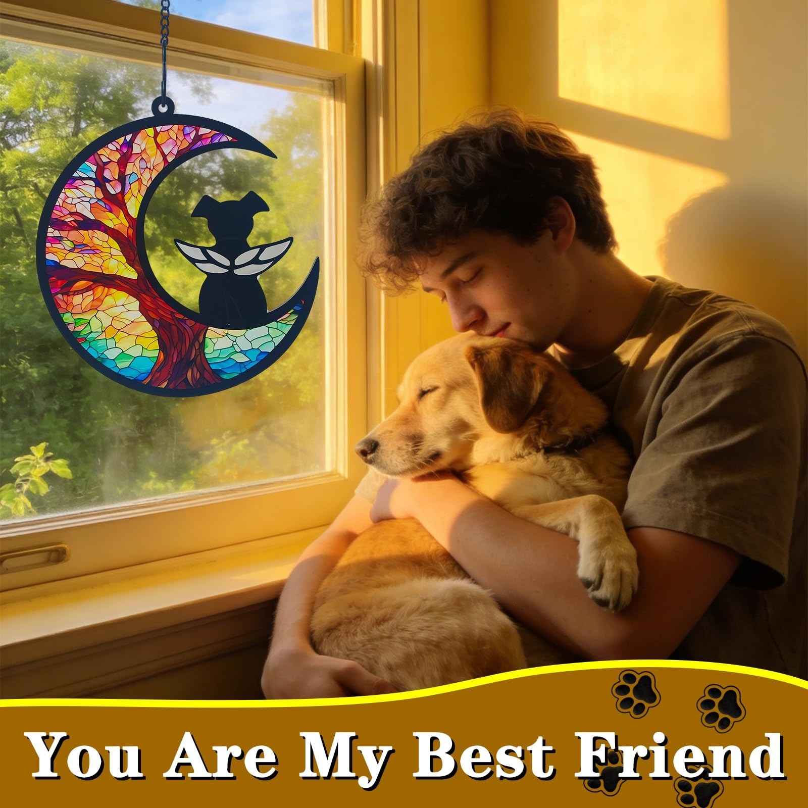 Dog Memorial Gifts for Loss of Dog, Pet Sympathy Gift in Memory of Dog Passin…