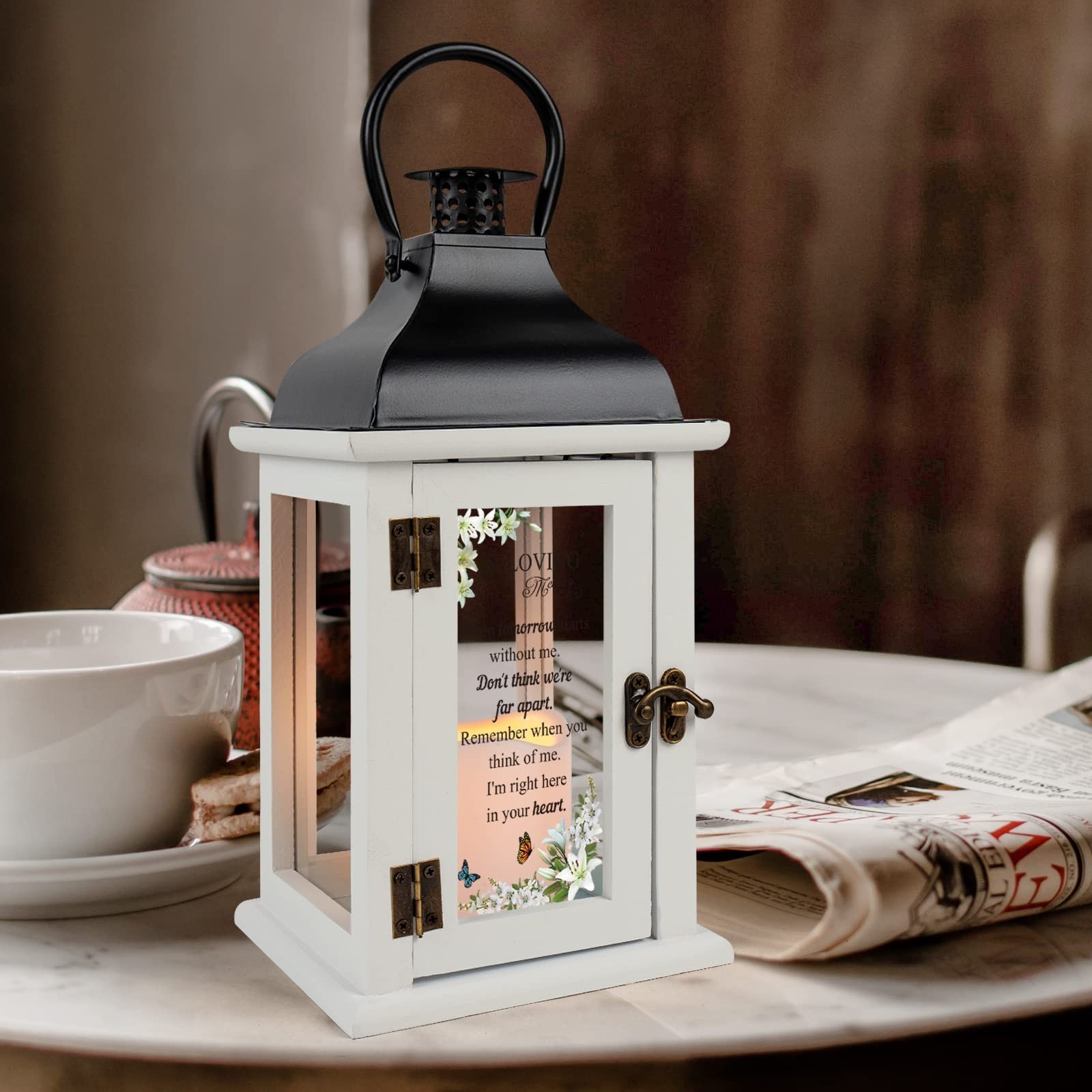 Memorial Lantern – Bereavement Sympathy Gifts for Loss of Loved One Memorial …