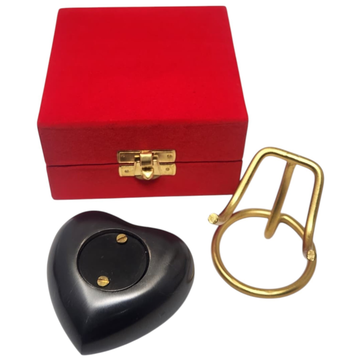 Black Paw Print Heart Pet Urn for Ashes Dog Cat Memorial Keepsake Urn with Box