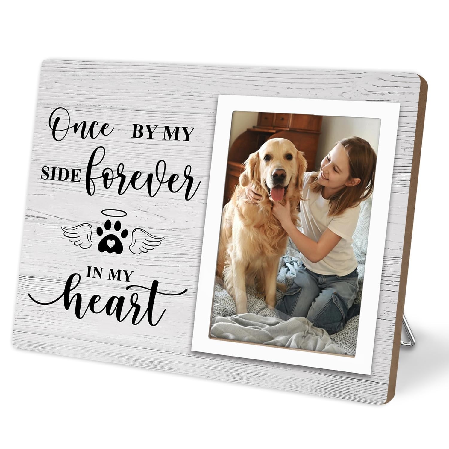 Klytink Pet Memorial Picture Frame Cats Or Dogs Wooden Picture Frame Memorial