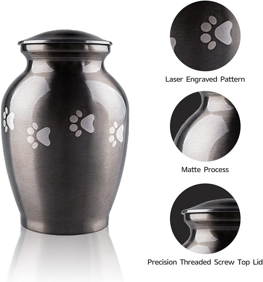 PCS Pet Memorial Cremation Urns for Dogs and Cats Ashes, Dog Keepsake Urns fo…