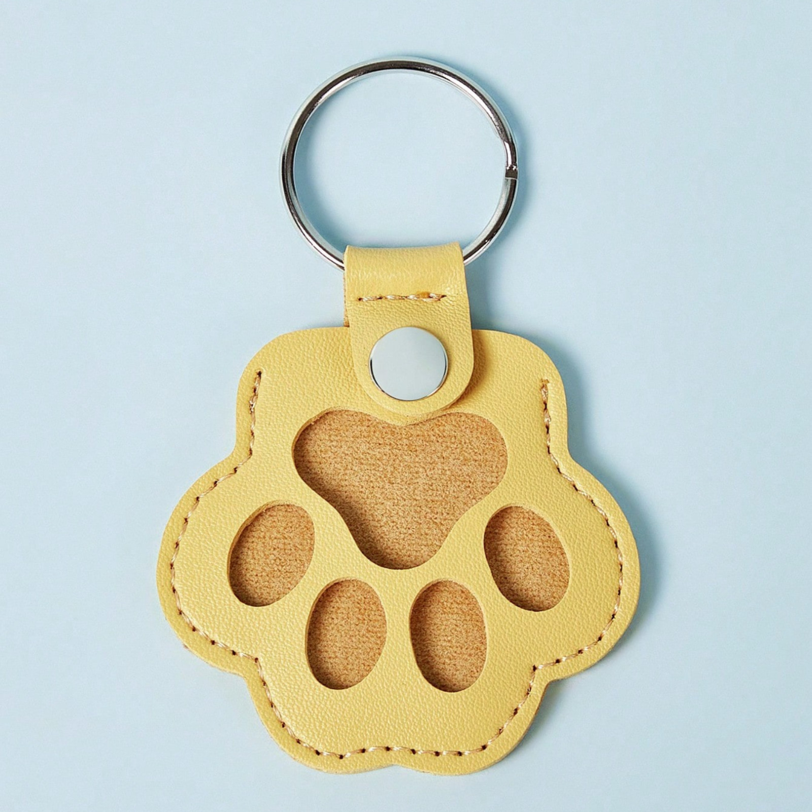 Pet Lost Hair Storage Keychain Cat & Dog Hair Memorial Bag Leather Pet Hair Bag