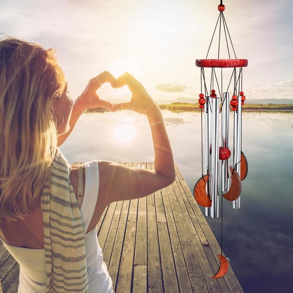 Pet Loss Sympathy Wind Chimes Memorial Bereavement Gift for Dog Cat Remembrance