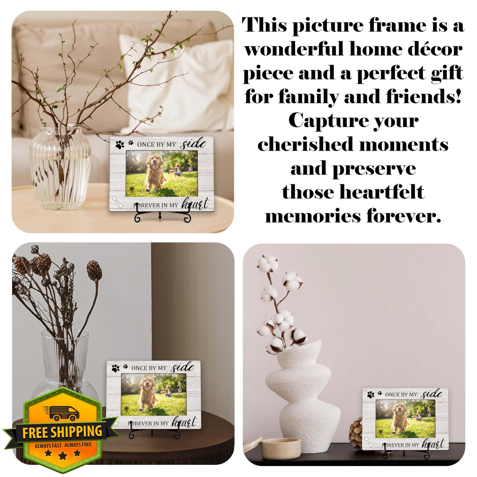 YSTEP Dog Memorial Frame Style 4