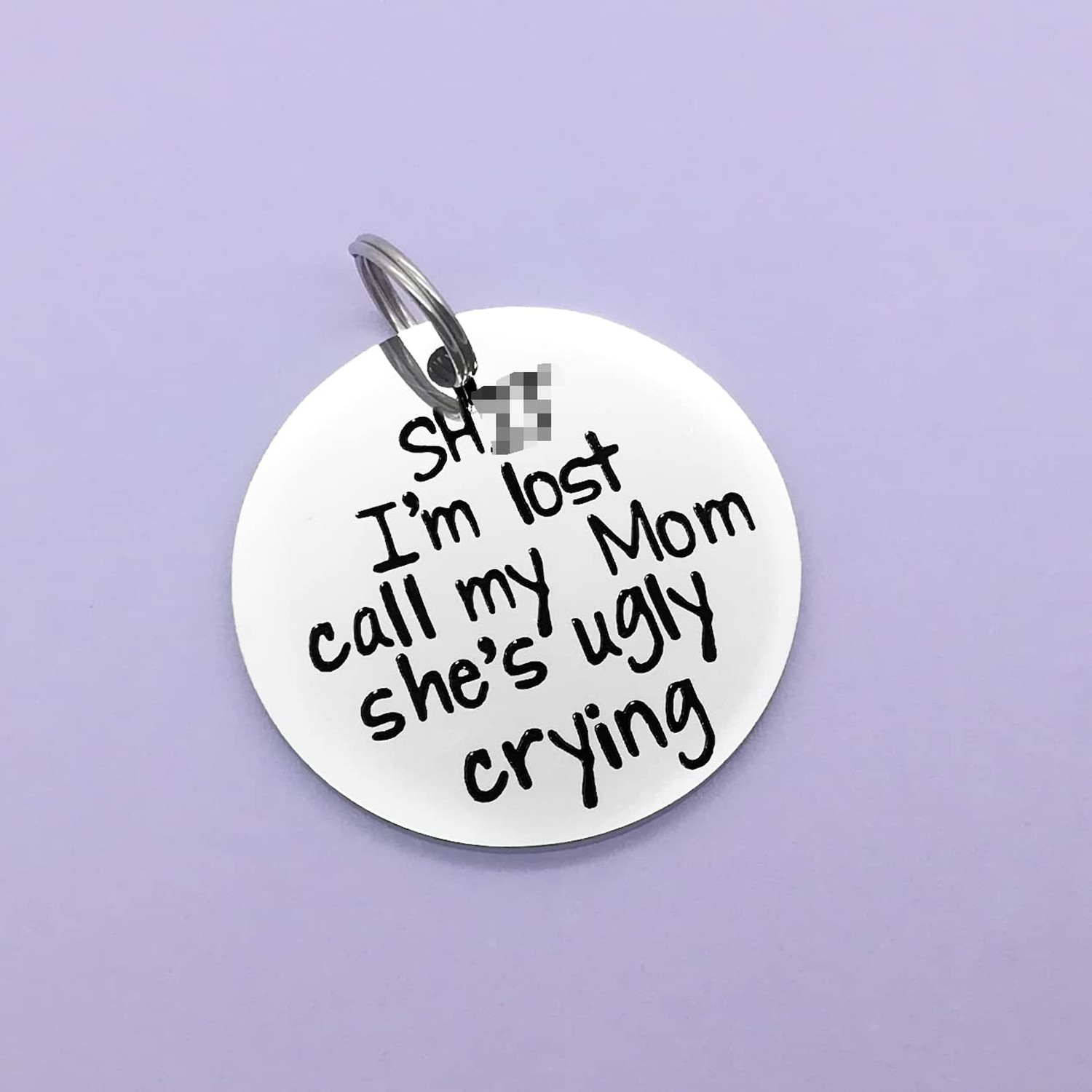 Funny Pet Tag Puppy Pet ID Tags for Cats Owner or Dog Lover Stainless Steel D…