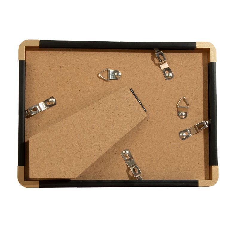 7/8/10″ Pet Paw Print Memorial Frame Cat Dog Inkless Pad Bronze Corner Display