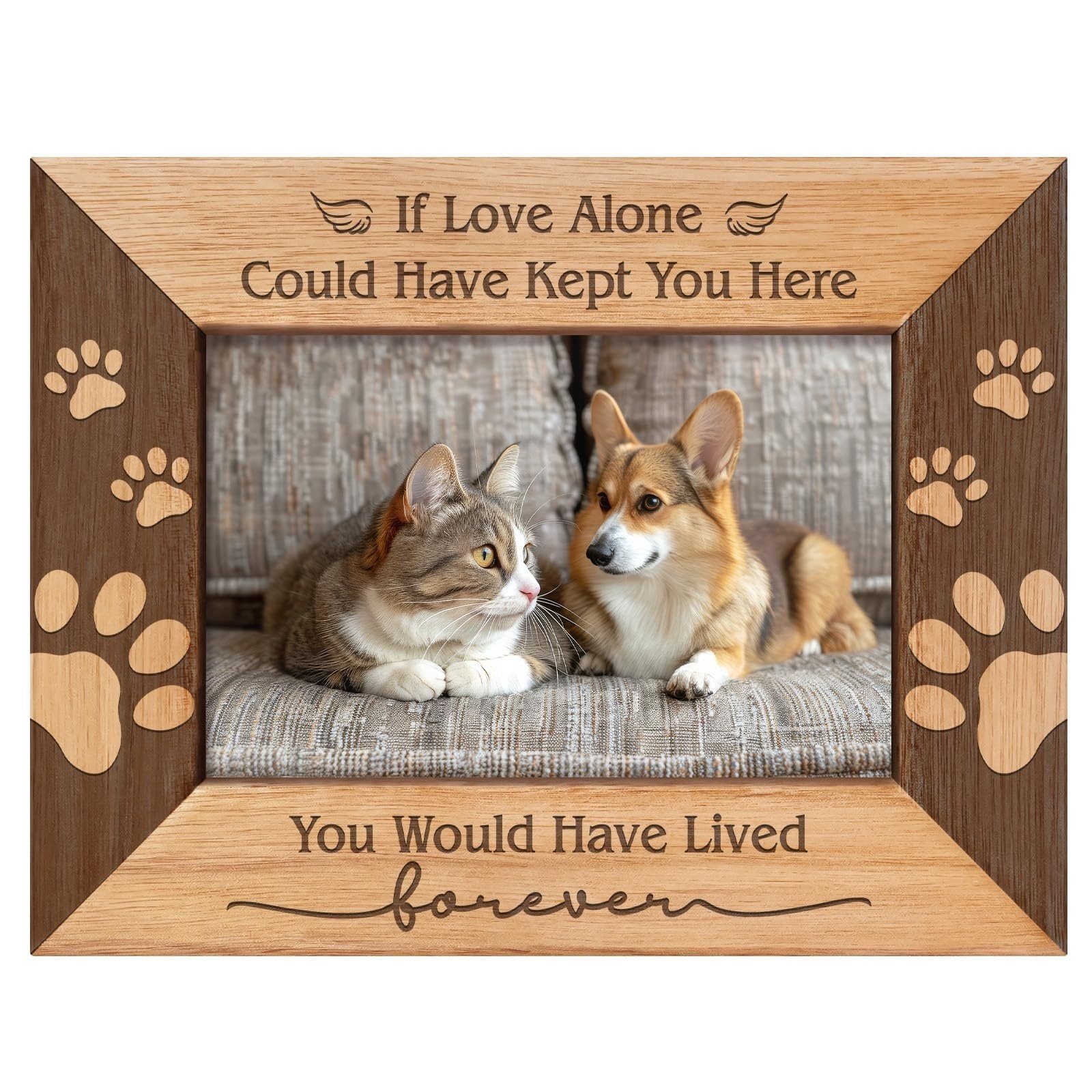 Dog Memorial Gifts Loss Of Pet Picture Frame Sympathy Passed Away Photo Holder