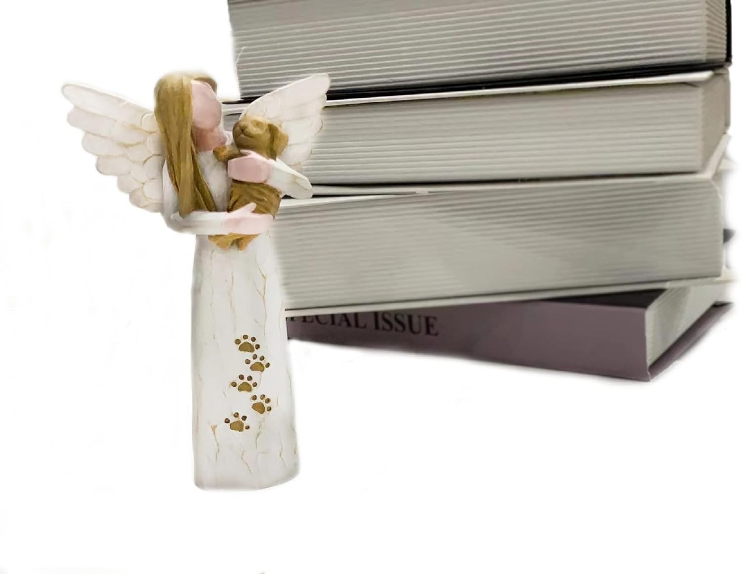 Lovely Indoor Angel Statue to Comfort in Pet Loss – Sympathy Gift for Dog Lovers