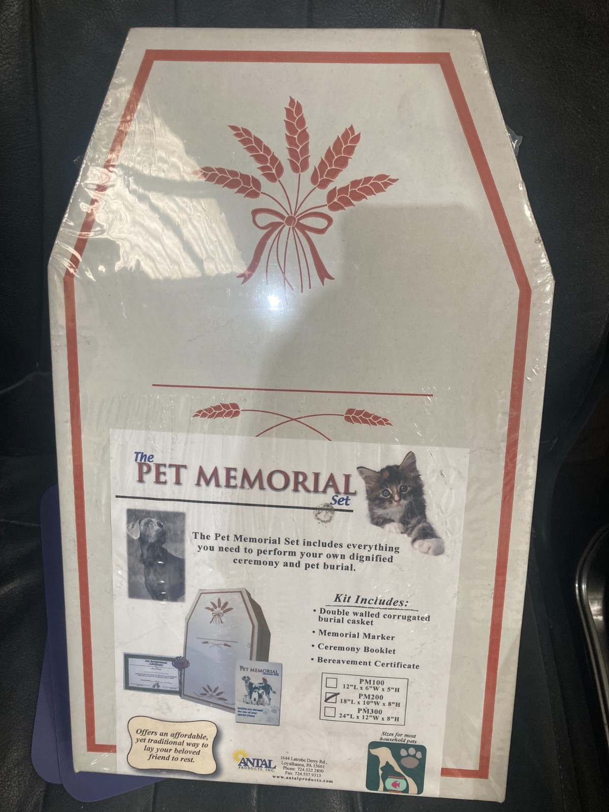 Medium Size Pet Memorial Set