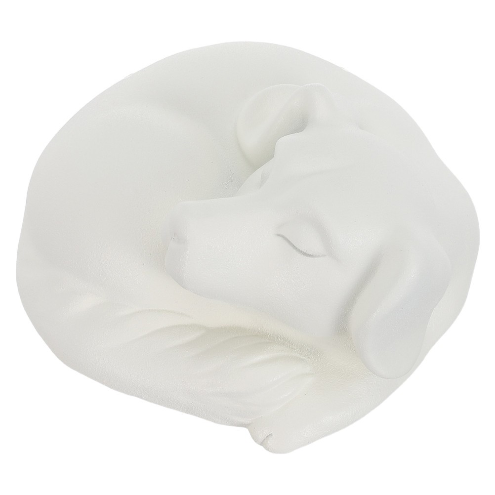 Sleeping Pet Memorial Urn, Resin Cremation Keepsake, Indoor Pet Tribute, Small