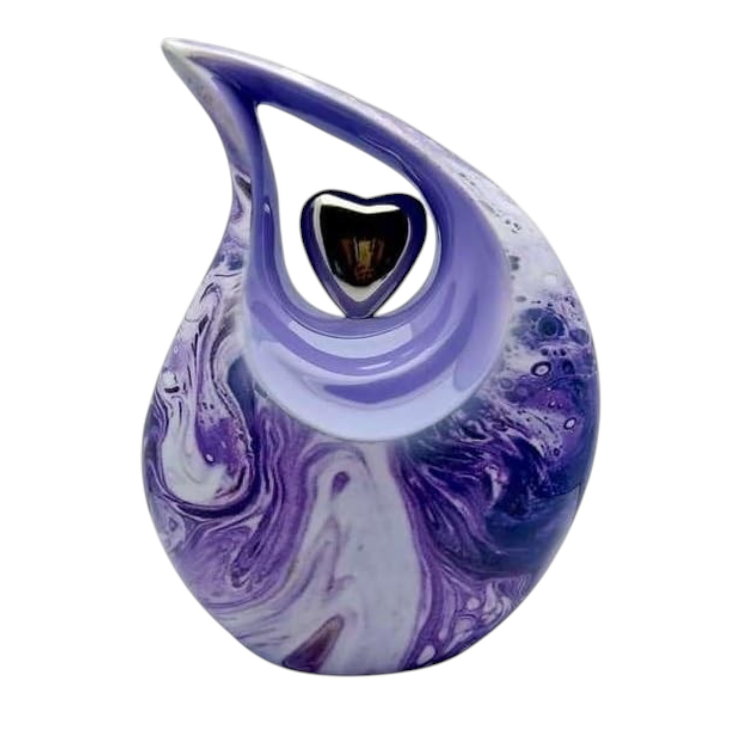 10” Teardrop Urn for Human Ashes for Adult Memorial Ashes Urns Men & Women