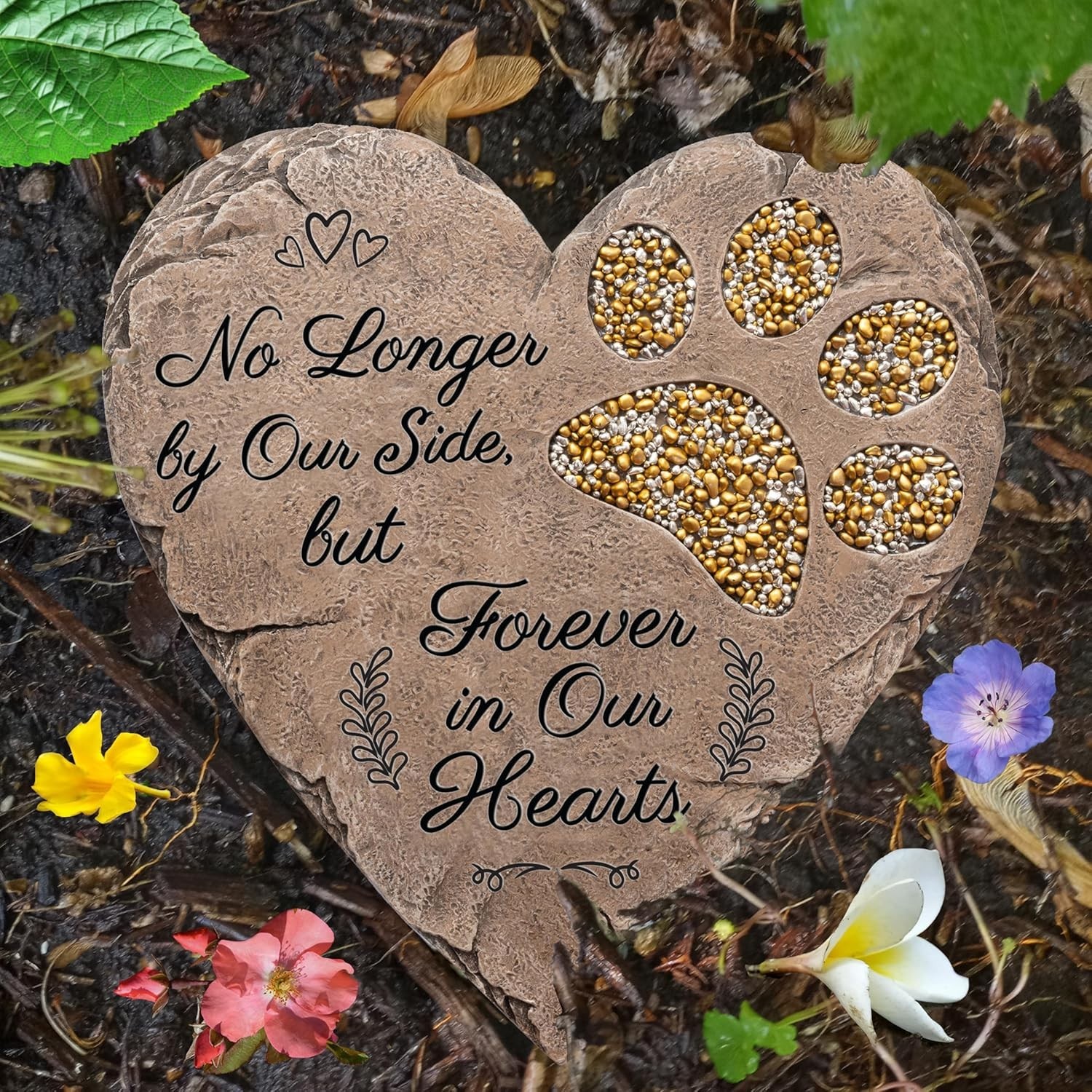 Rainbow Bridge Dog Memorial Stone – Thoughtful Pet Loss Gift