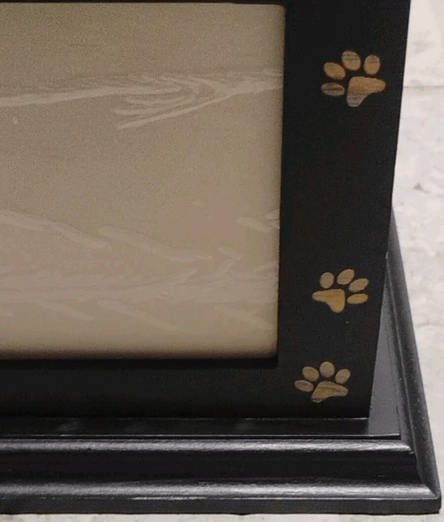 Pet Memorial Urns for Dogs or Cats, XLarge Wooden Funeral Pets (Open Box)