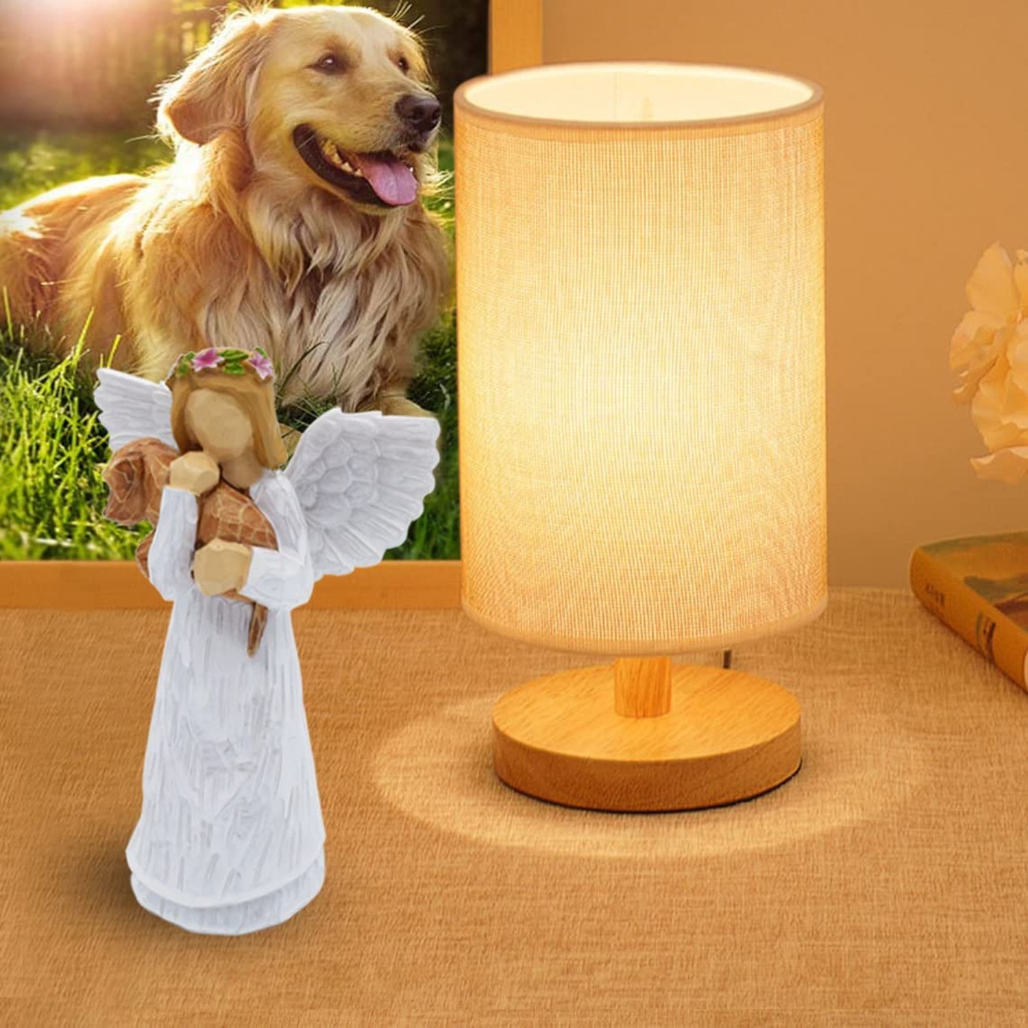 Anrkets Angel of Friendship Pet Memorial Gift – Dog Remembrance Angel Figu
