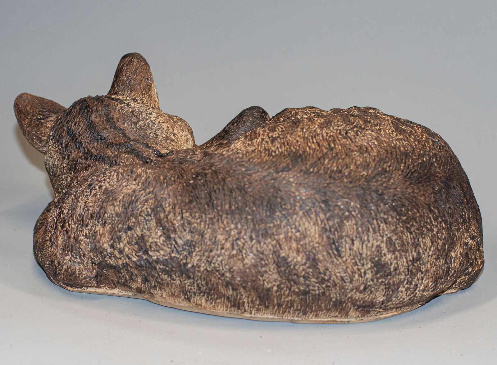 Tabby Cat Memorial Urn Cremation Statue Pet Ashes Funeral Casket Burial Keepsake