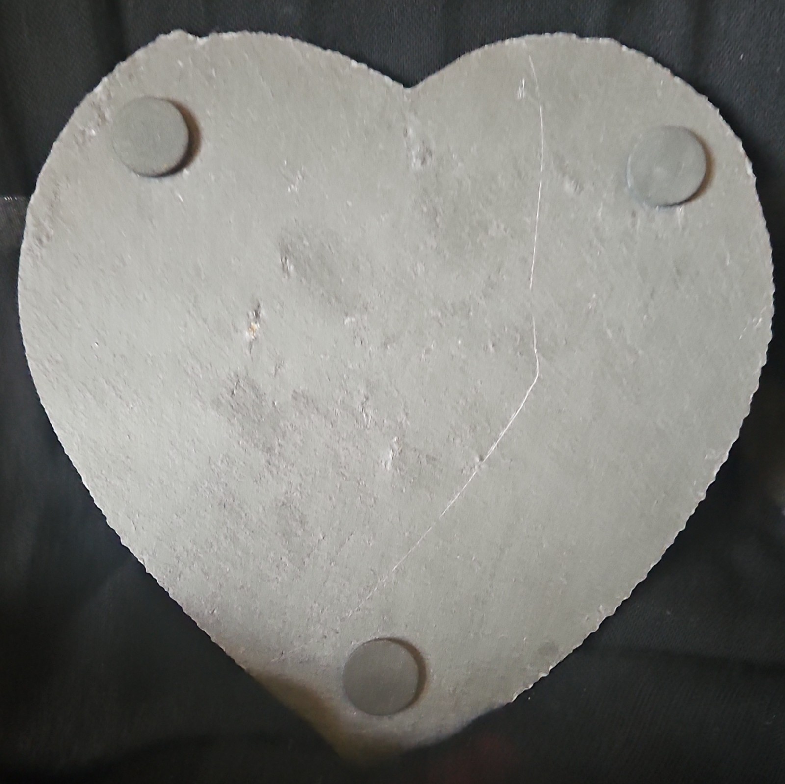 Heart-Shaped Engraved Memorial Plaque/Marker with Remembering Quote Poem