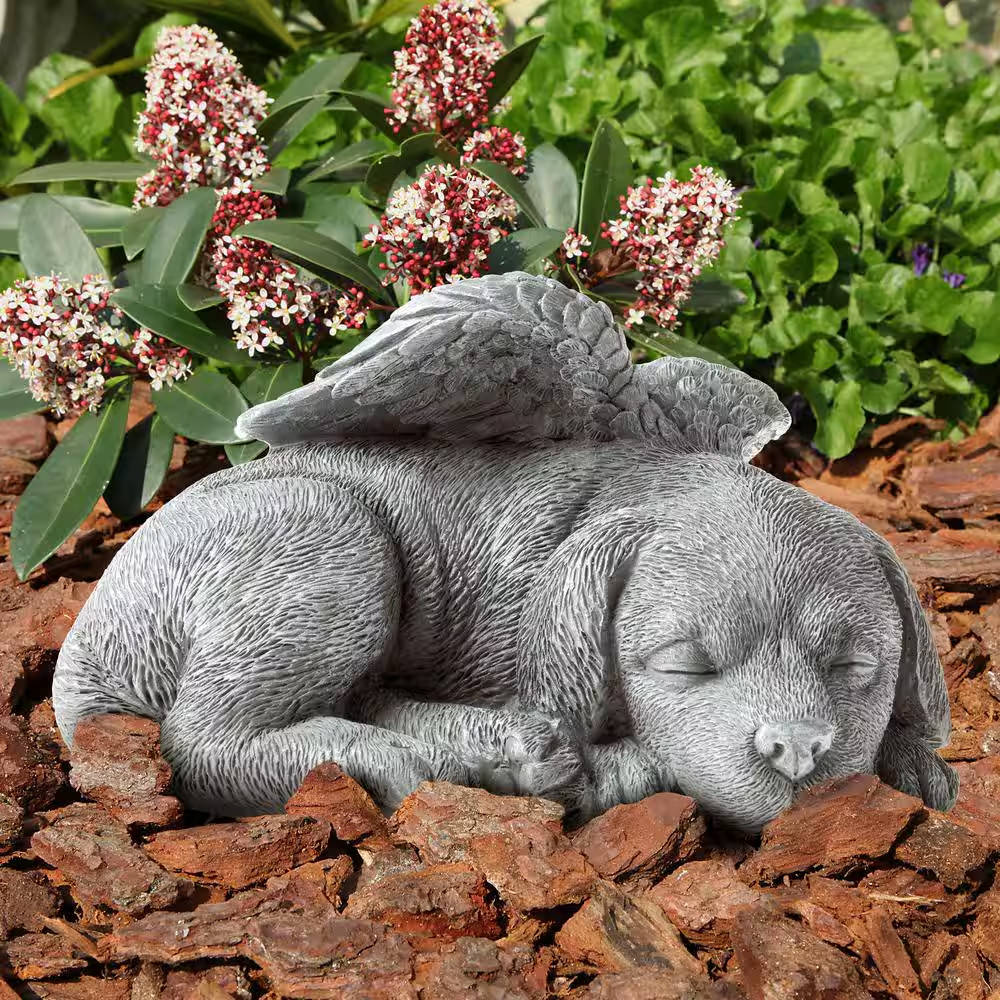 Dog Memorial Angel Garden Statuaries