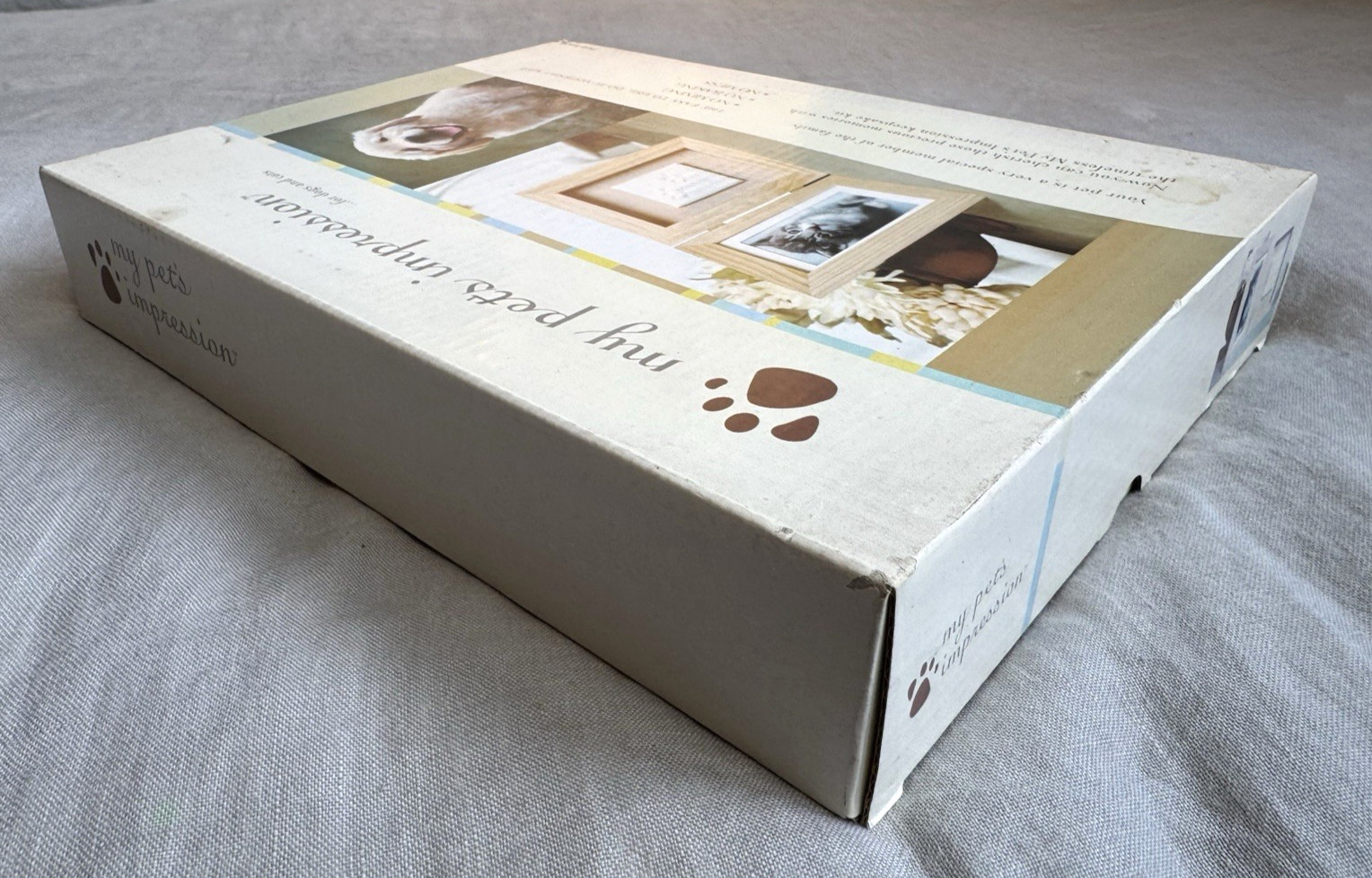 My Pets Impression Memorial Cat Dog Picture Keepsake Paw Print Kit No Mix No Mes