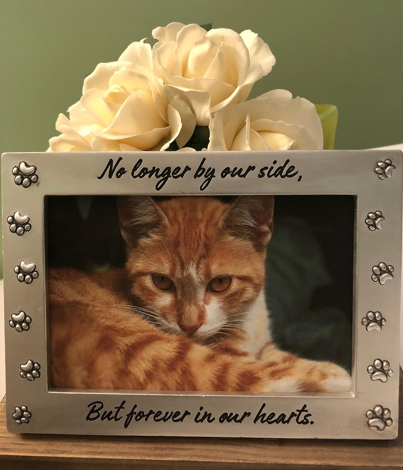 Silver Pet Memorial Photo Frame With Easel Heartfelt Sympathy Gift 6X4 Photo