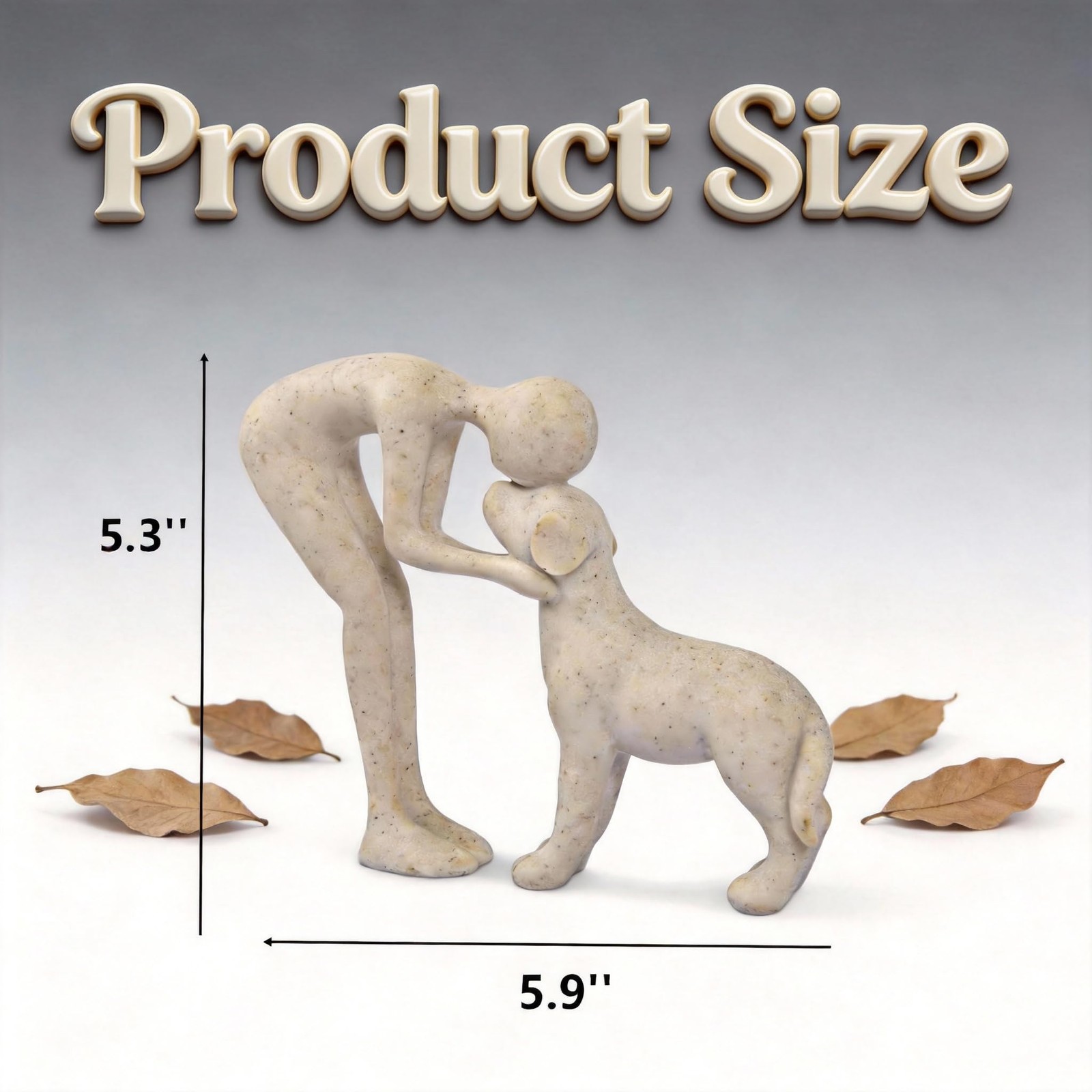 Dog Memorial Statue,Handcrafted Dog Sculpture for Home Decor, Perfect Dog Lov…