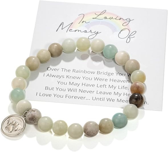 Rainbow Bridge Pet Memorial Gifts Loss of Pet Sympathy Gift Dog Cat Memorial Gif