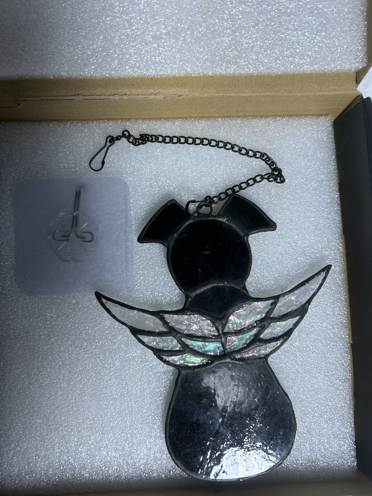 Glitzlamp Pet Memorial Staind Glass Wind Chime New