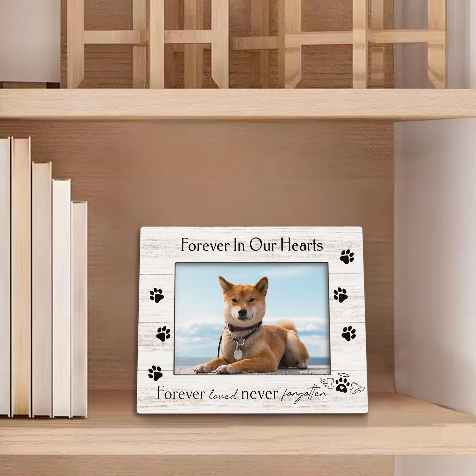 Dog Memorial Picture Frame 5×7, Memorial Pet Photo Frame, Dog Cat Memory Gift…