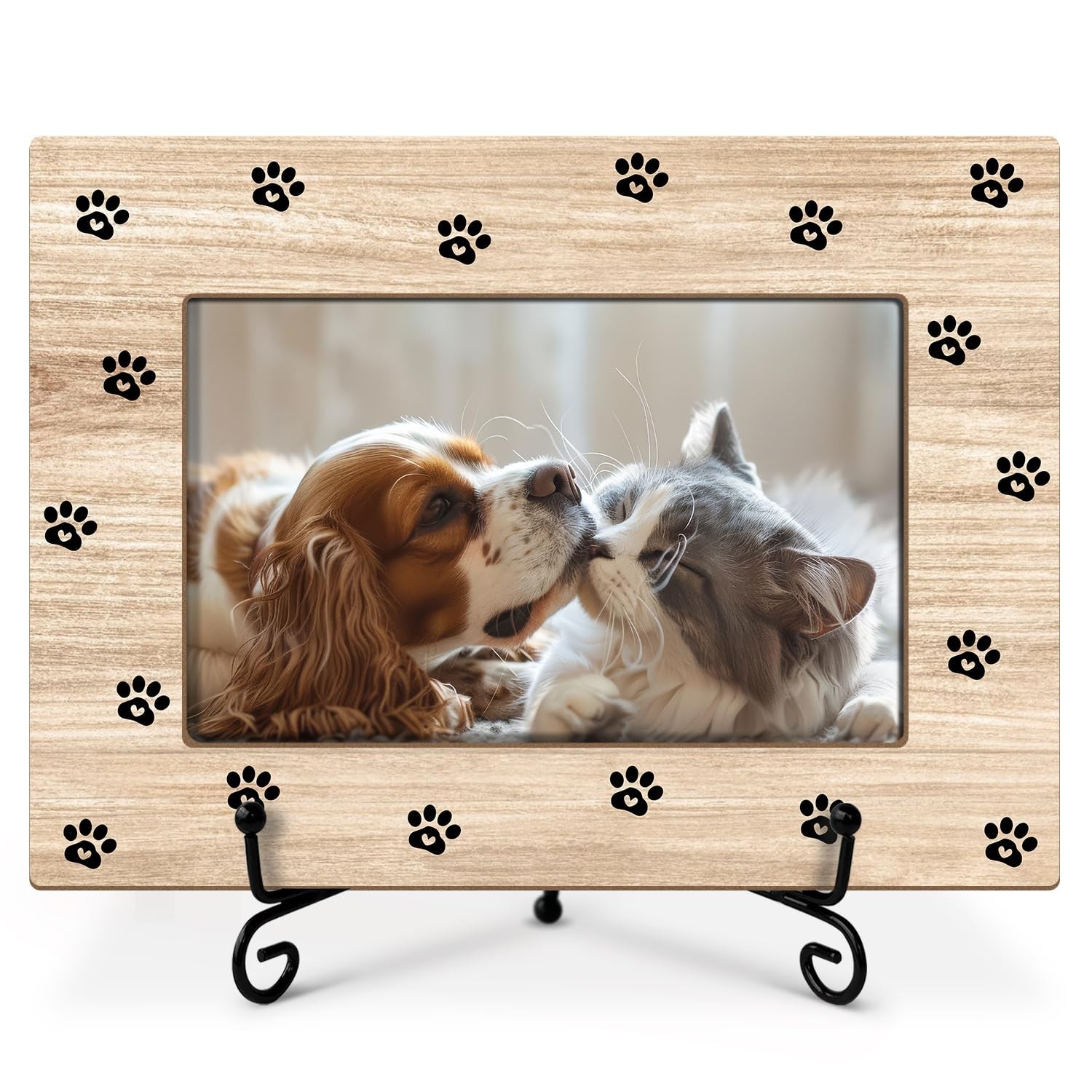 Paw Prints Picture Frame, Photo Frame Gift for Pet Owner, Sympathy Gifts for …