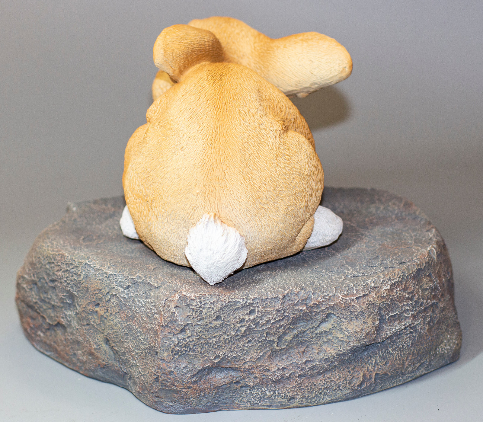 Pet Grave Stone Bunny Rabbit Cremation Urn Animal Figurine Funeral Keepsake Gift