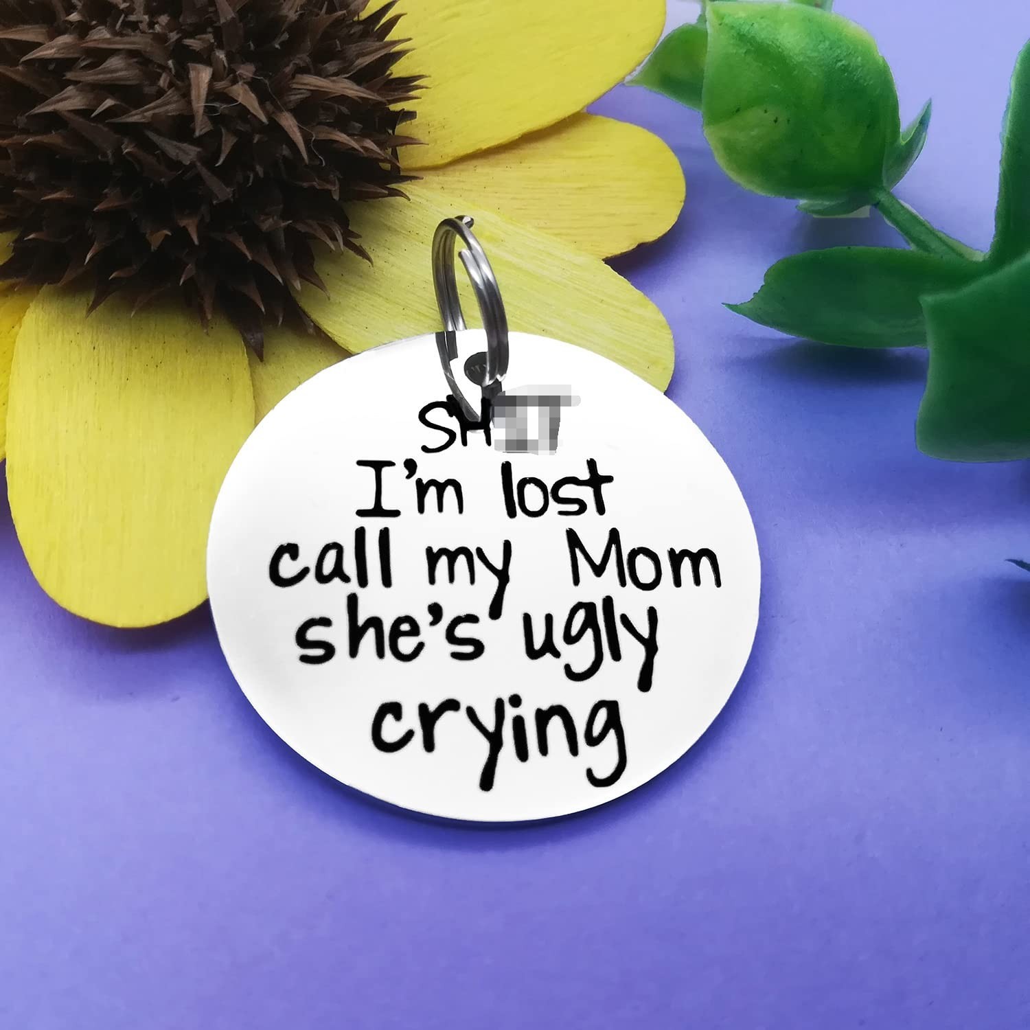 Funny Pet Tag Puppy Pet ID Tags for Cats Owner or Dog Lover Stainless Steel D…