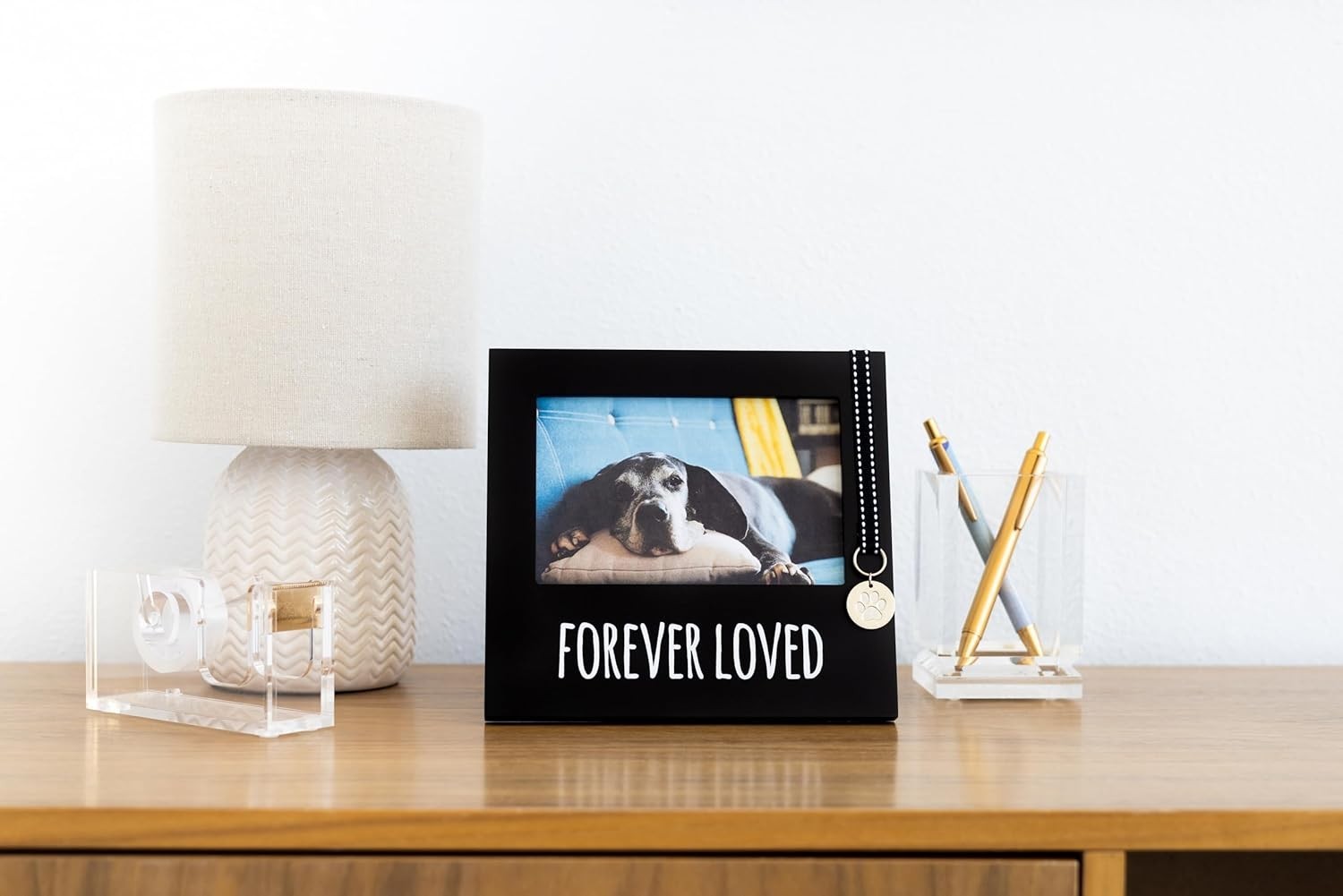 Dog Memorial Picture Frame, Pet Sentiment Memorial Gifts for Loss of Dog, Pet