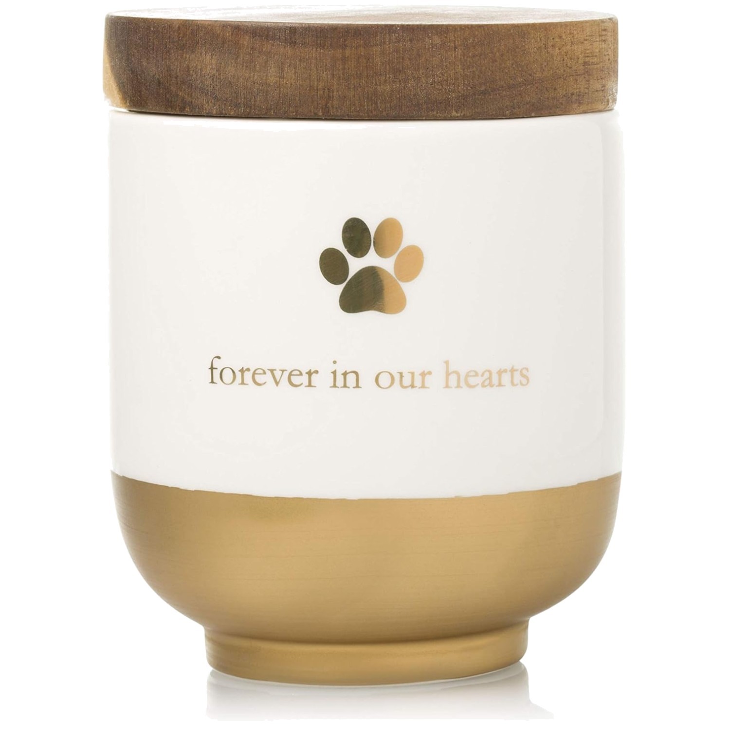 Pet Memorial Urn, Forever in Our Hearts, Rainbow Bridge