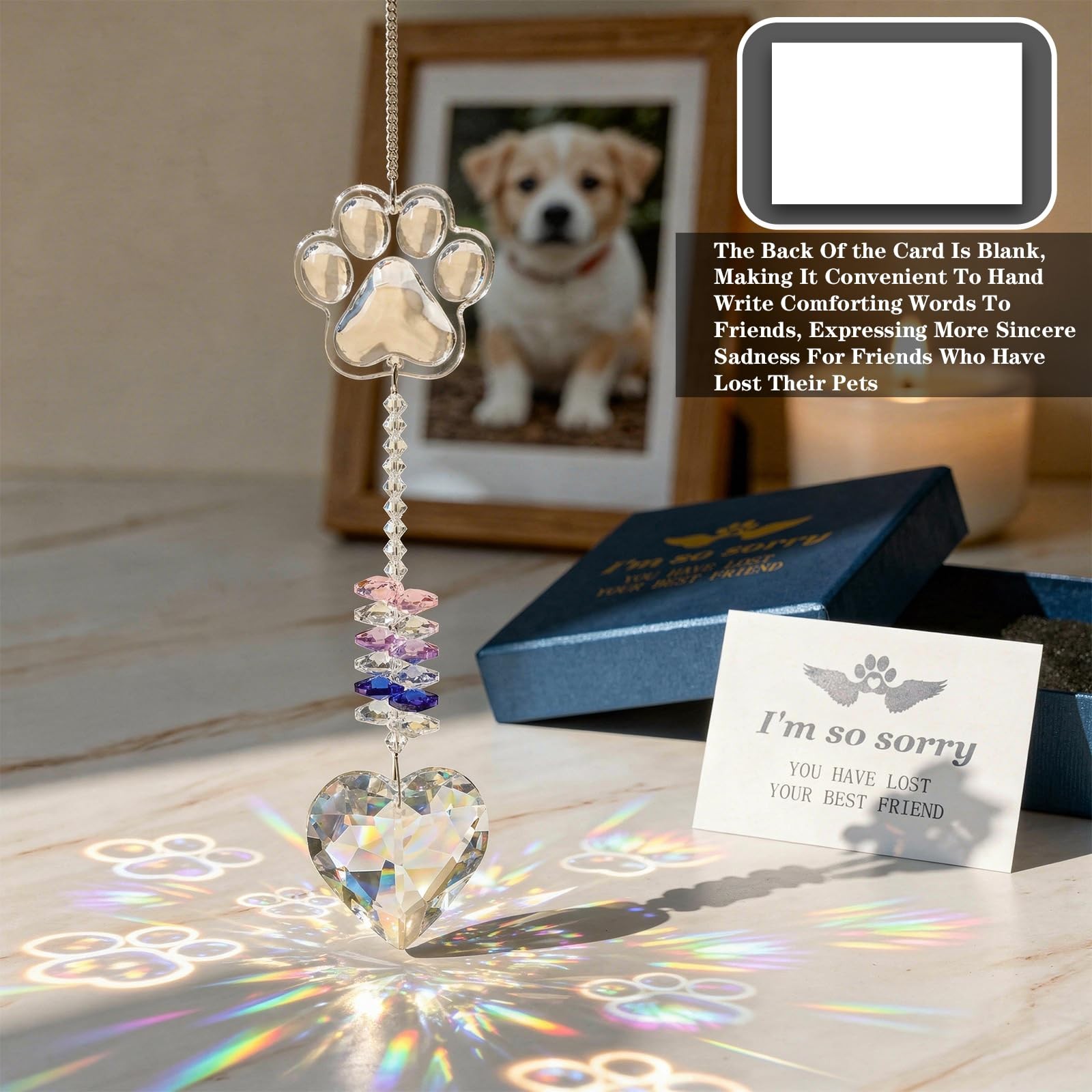 Dog Memorial Gifts for Loss of Dog, Thoughtful Loss of Dogs and Cats Sympathy…