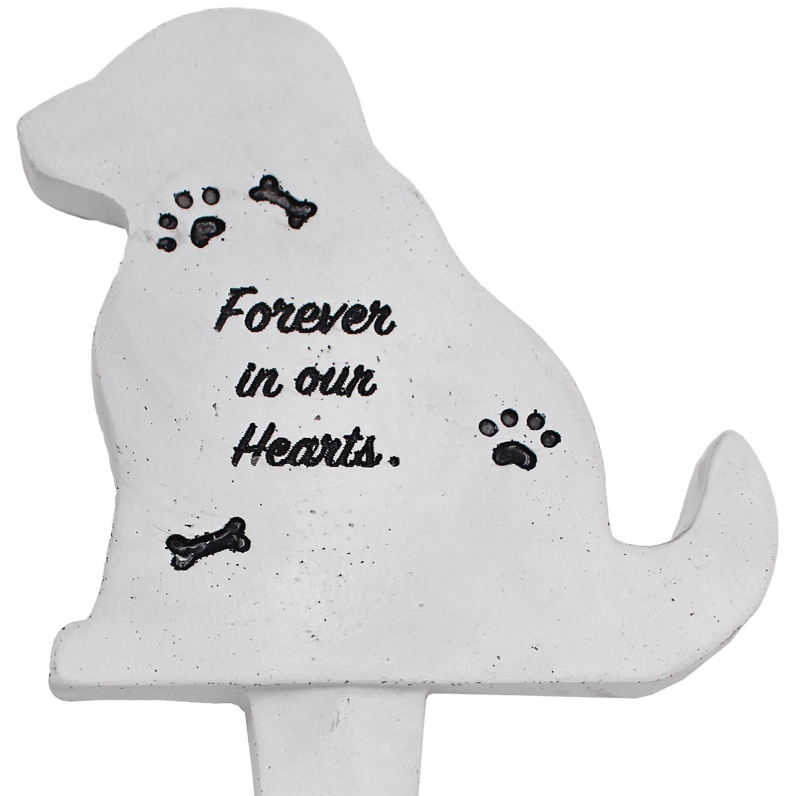 Memorial Graveside Pet Stake 20cm Grey Plaque – Dog