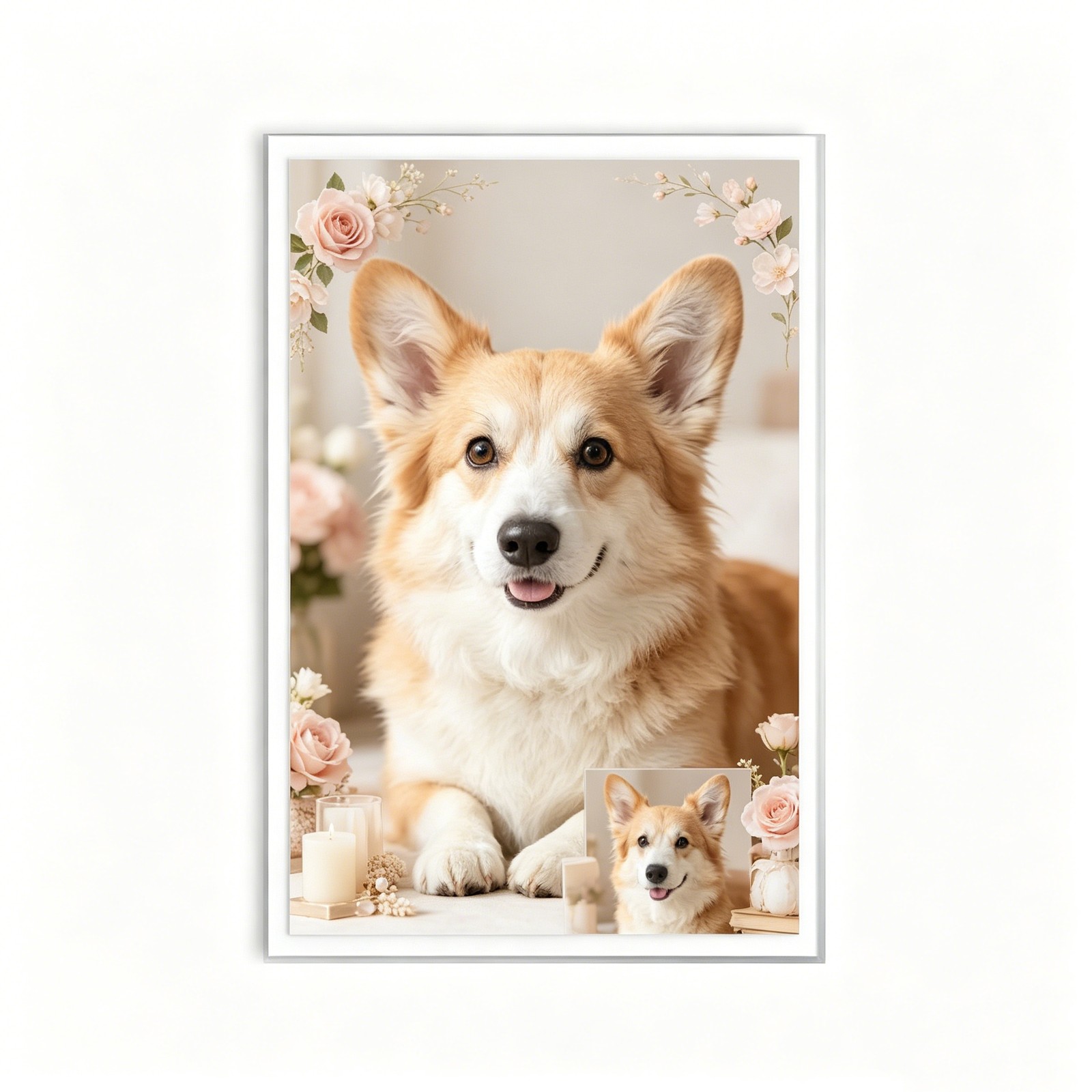 Acrylic Custom Pet Dog Cat Memorial Photo Name Keepsake Gift for Owner