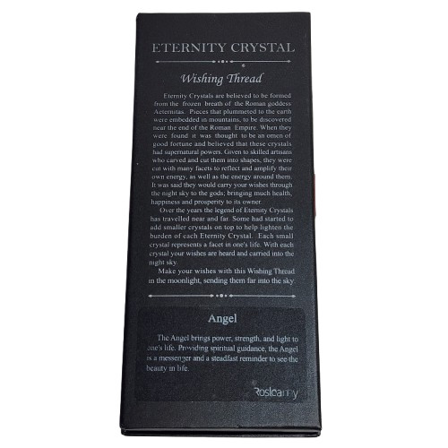 Roslcanny Eternity Crystal Wishing Thread Angel