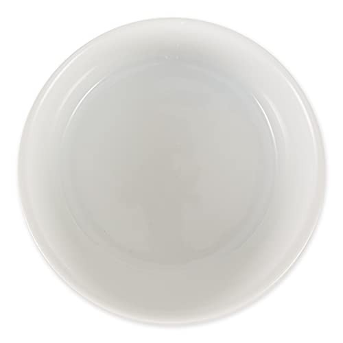 Ceramic Stripe Paw Pet Bowls Collection, Small Bowl Set, 4.25×2″ Black