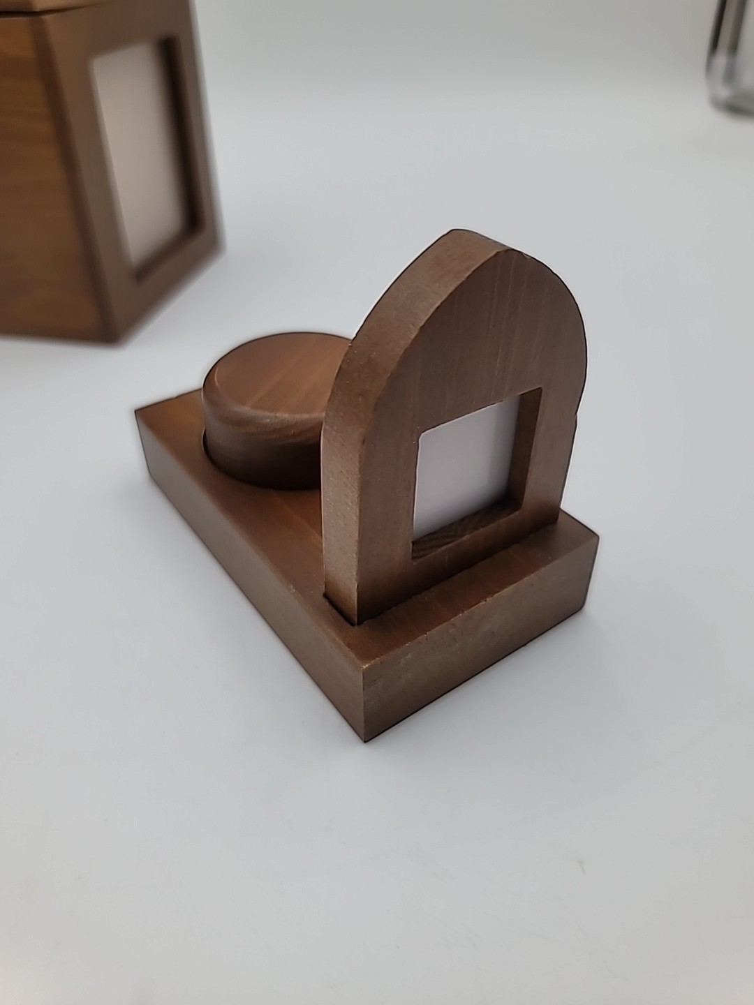 Pet Memorial Urn for Ashes Wood Keepsake Photo Box And Small Photo Tombstone