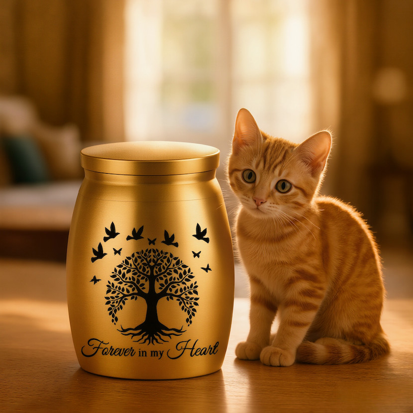 Sealed, Moisture-proof Pet Cremation Ashes Storage Jar For Commemorating Decease
