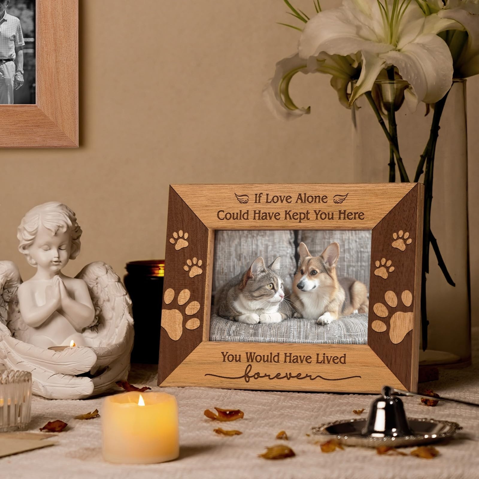 Dog Memorial Gifts Loss Of Pet Picture Frame Sympathy Passed Away Photo Holder