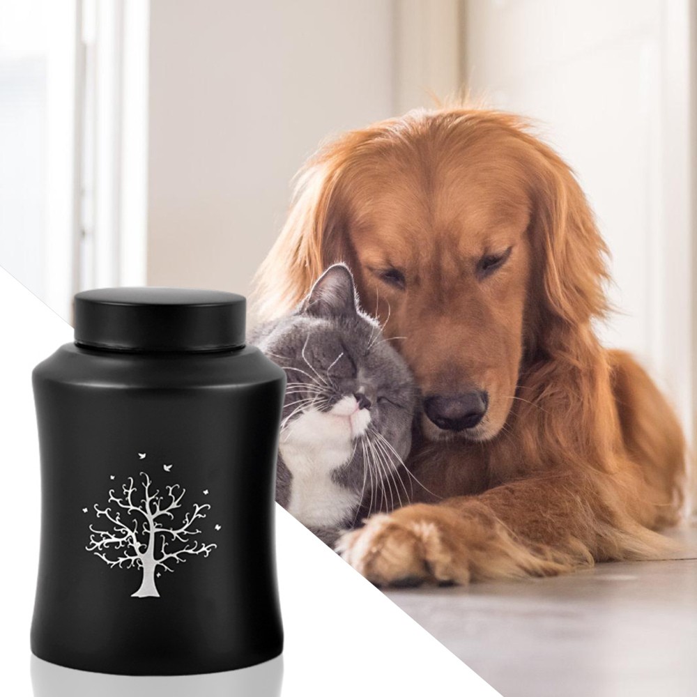Pet Urn Stainless Steel Cremation Memorial Urns For Dogs And Cats Ashes