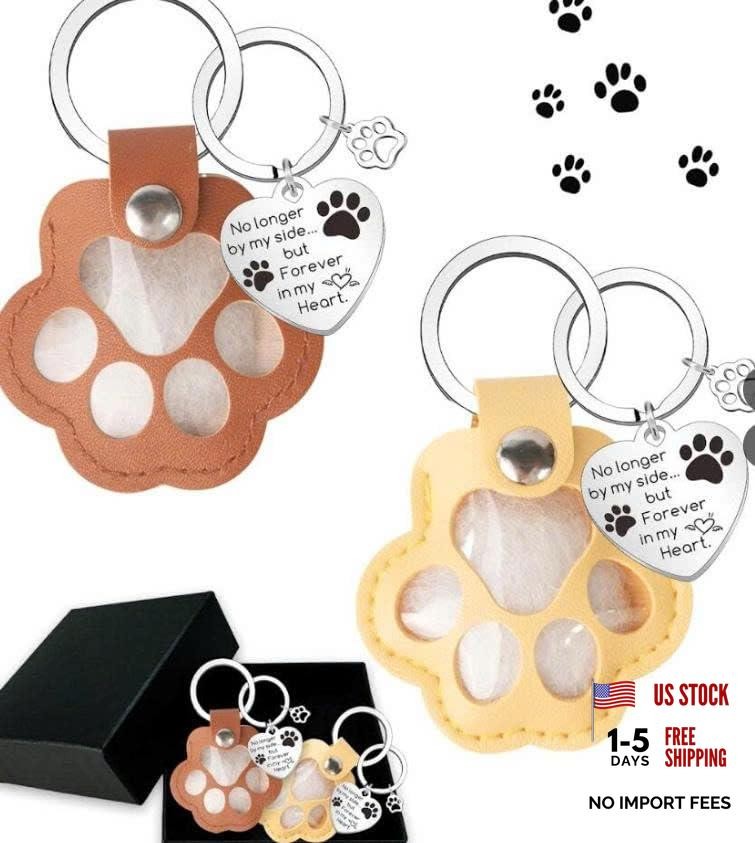 Pet Paw Print KeepSake Dog Memorial Suncatcher – Pet Fur Miarita- Kl- Pet Hair