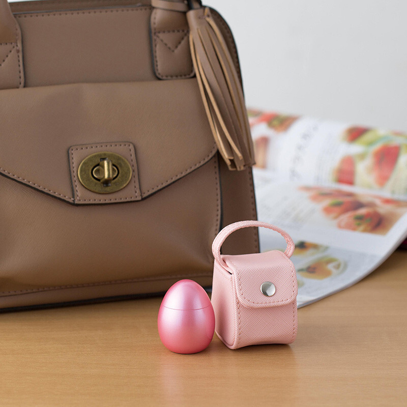 Popo Color:Pink Small Keepsake Urn for Human Ashes Brass with Mini Pouch