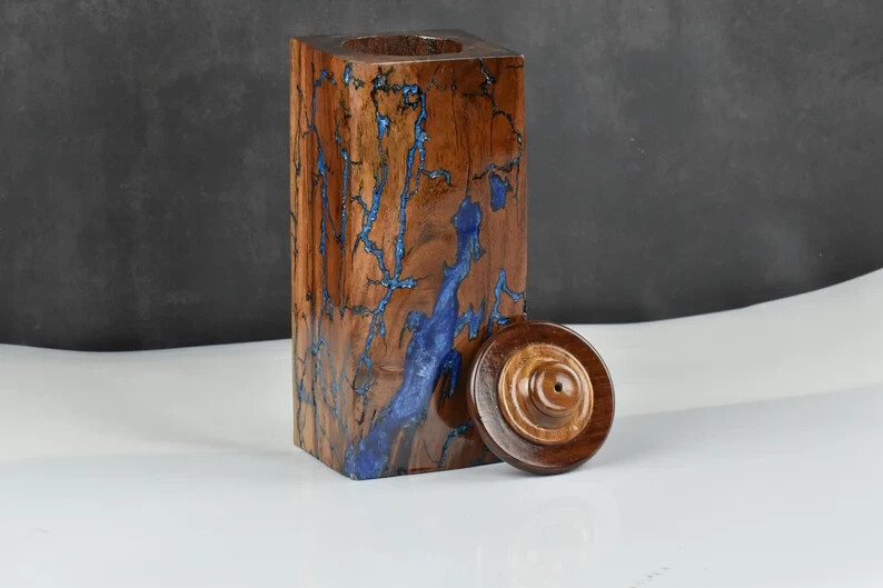 Wooden Urns for Human Ashes Adult Male Female – Cremation Urn Large Wood Urn Box