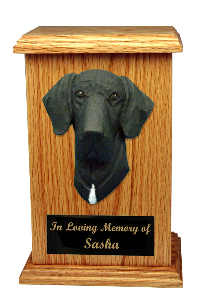 Great Dane Natural Memorial Urn