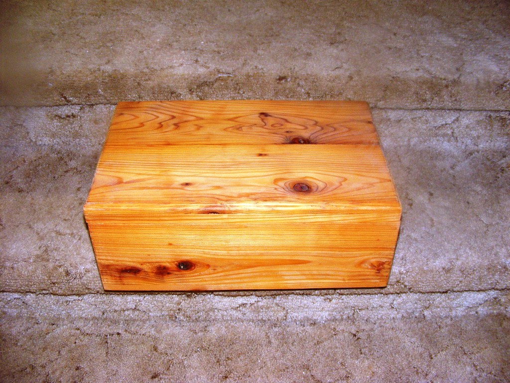 Pet Coffin Casket for Dogs or Cats 17 x 14 x 7 All Cedar