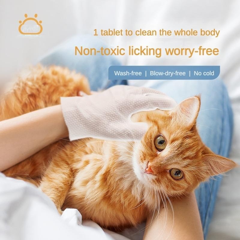 Pet Cleaning & Deodorizing Wipes for Dogs & Cats – Coconut Oil Grooming, Hypoall