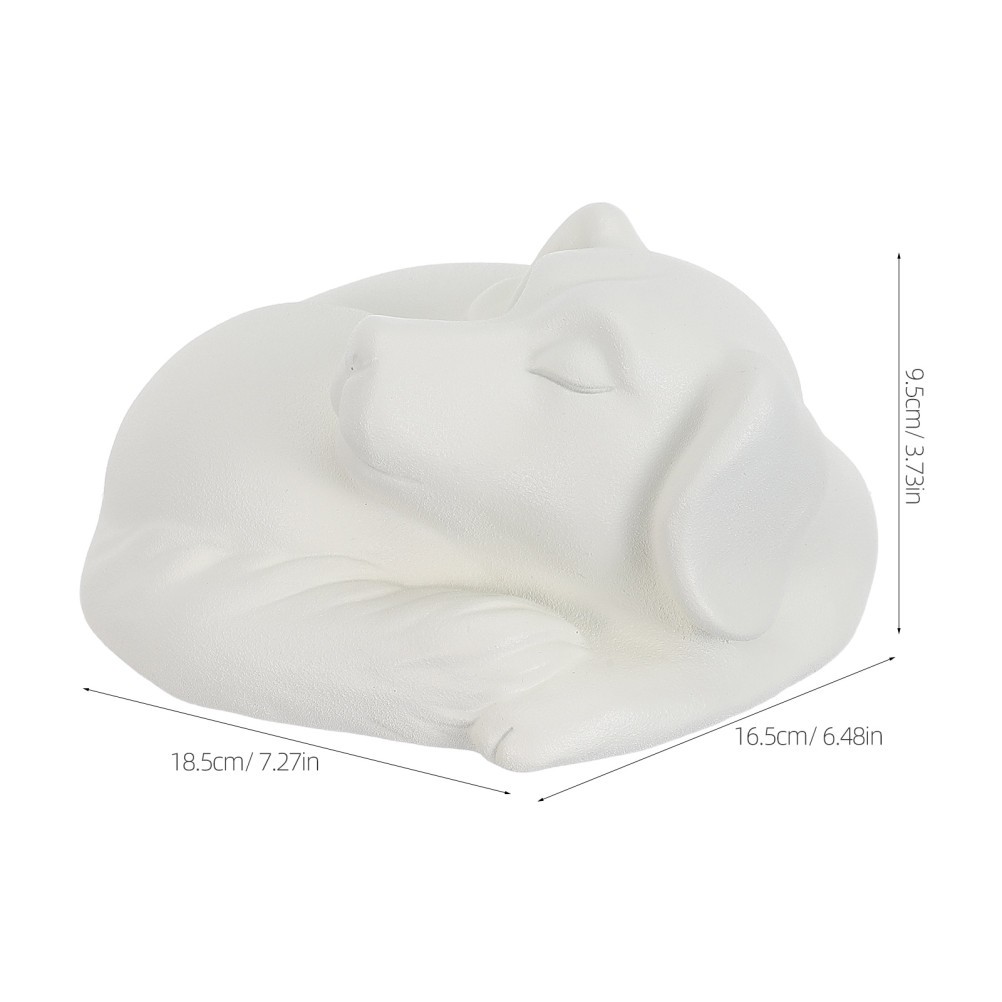 Sleeping Pet Memorial Urn, Resin Cremation Keepsake, Indoor Pet Tribute, Small